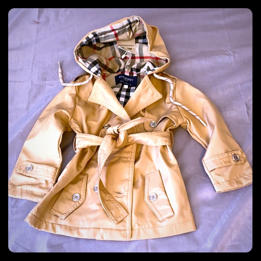 Little girls fancy trench